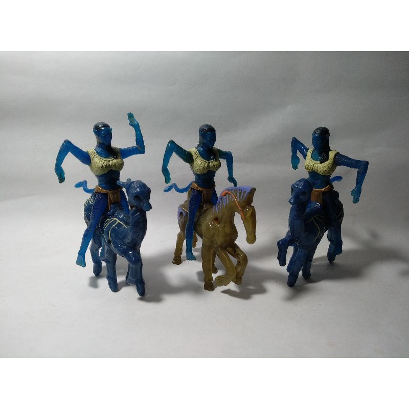 James Cameron Avatar Mainan Happy Meal Mcdonalds Mcd Alien Pandora Horse Kuda Figure Cinema Movie Fi