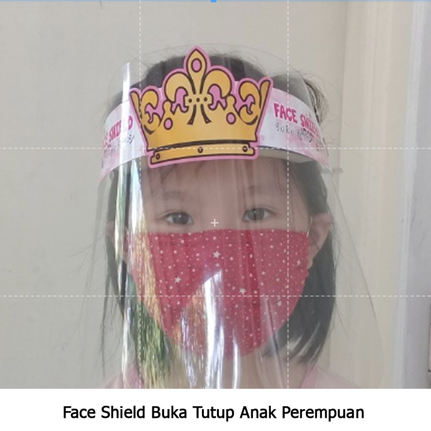 FACE SHIELD ANAK BUKA TUTUP BISA CUCI