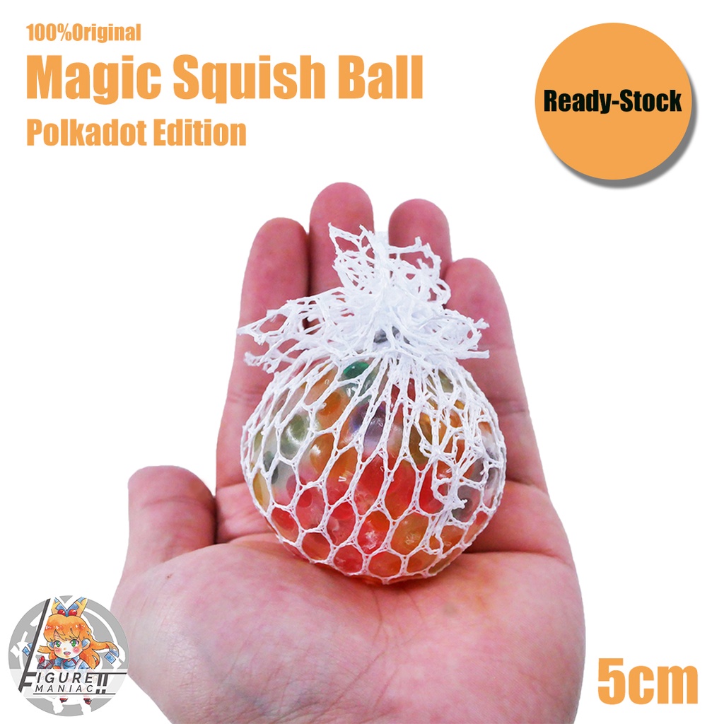 Mainan Anak - Magic Squishy Ball Polkadot Edition 5 Cm