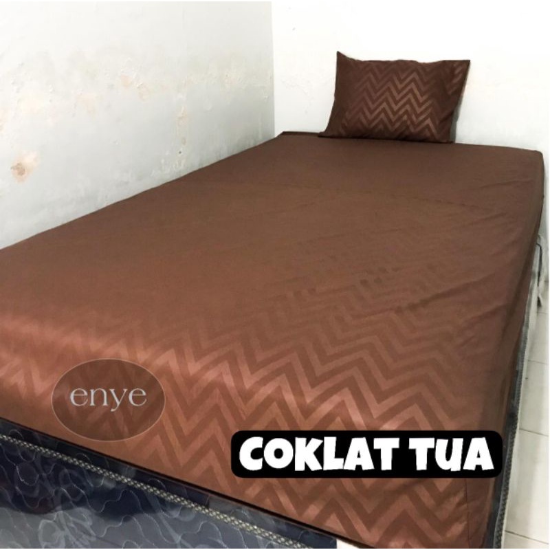 TERBARU ‼️ SPREI EMBOS POLOS ukuran 120 160 180 // WARNA COFFE