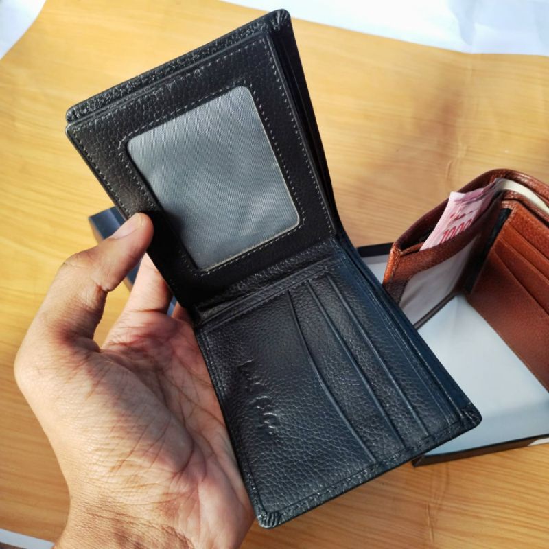 Dompet Tekstur Kulit Jeruk Bahan Asli Kulit Sapi Asli