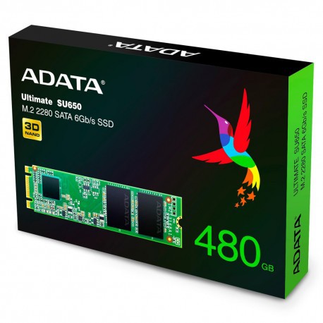 ADATA SU650NS Ultimate SSD Internal M.2 2280 SATA - 480GB