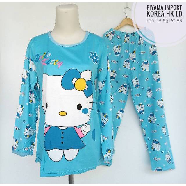 Piyama pp hello kitty panjang piyama dewasa celana panjang