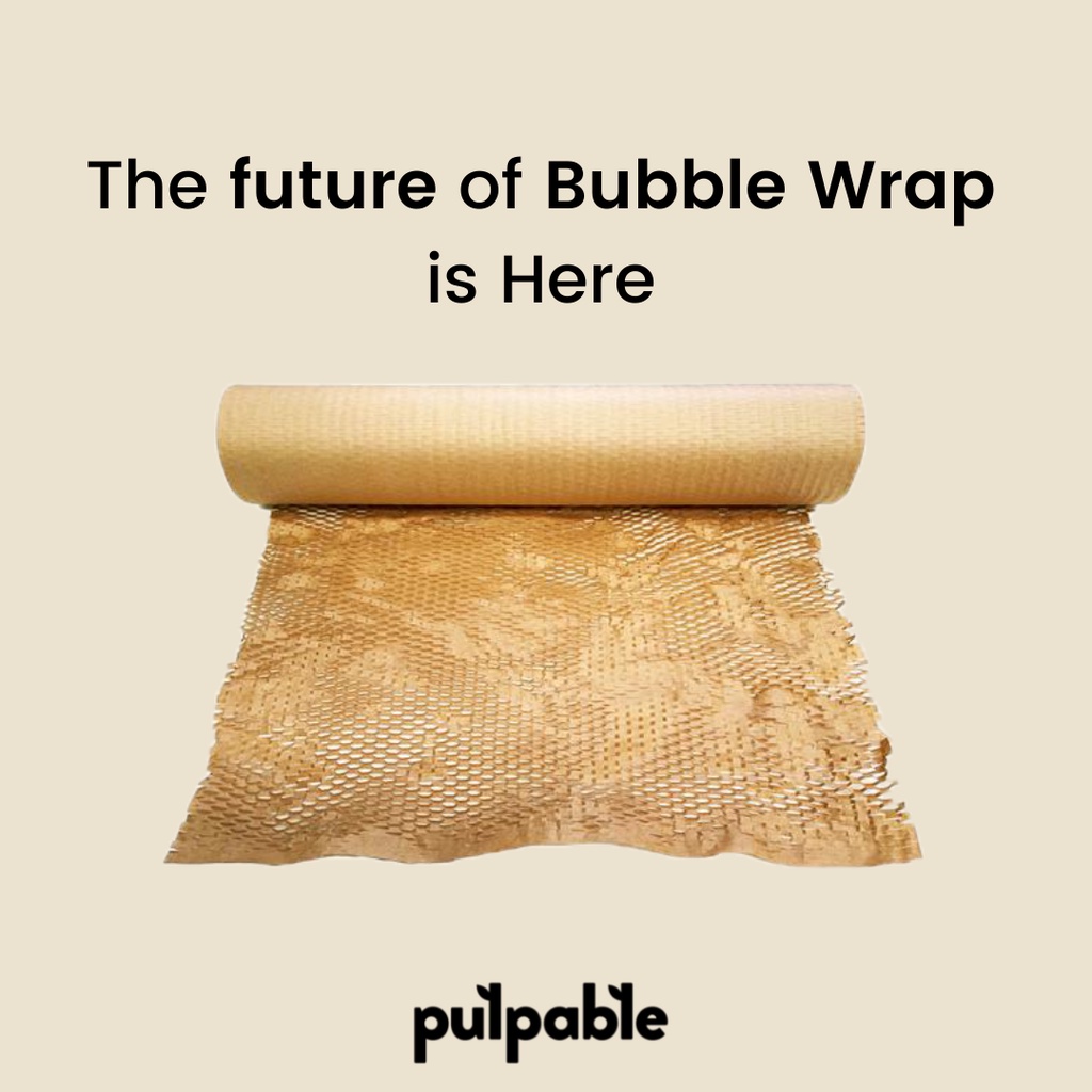 

50m Honeycomb Paper wrap /Eco Friendly Packaging Bubble Wrap Pulpable