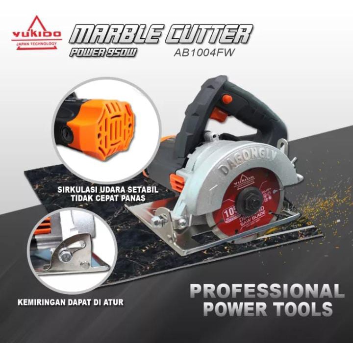 PROMO BESAR!!! Mesin Potong Keramik / Tile Marble Cutter YUKIDO Professional 4 Inc Cocok Buat Potong Keramik Granit Aci Marble Cutter TERSEDIA JUGA MERK MIKAYO NEW PRODUK SIAP PAKAI