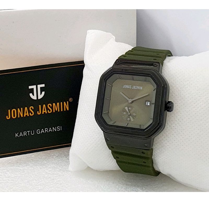 (Cod) Jam Tangan Wanita Analog Jonas Jasmin JJ2205 Rubber Original