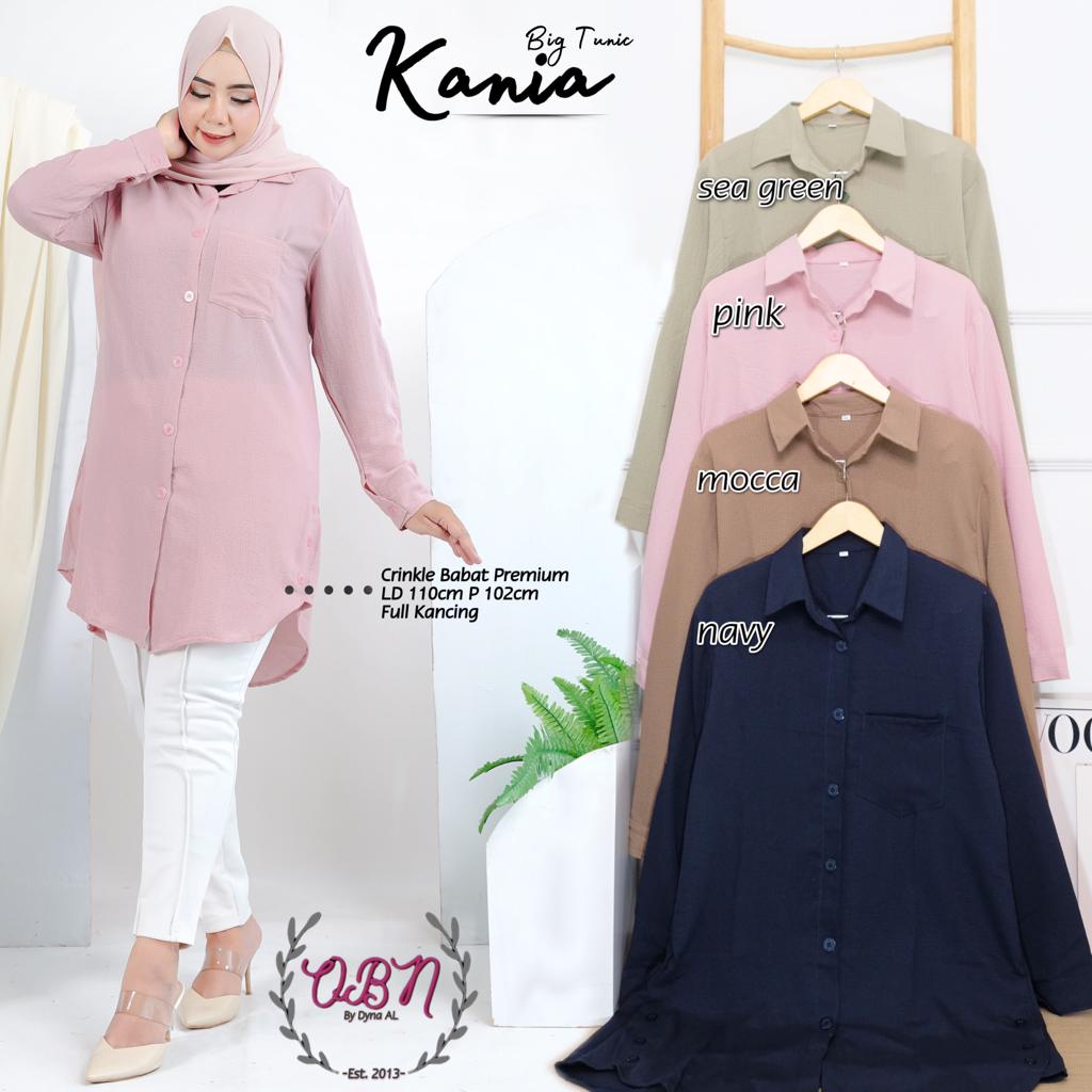 kania big tunik blouse pakaian baju atasan blus kemeja jumbo bigsize big size katun ld 110 busui fre