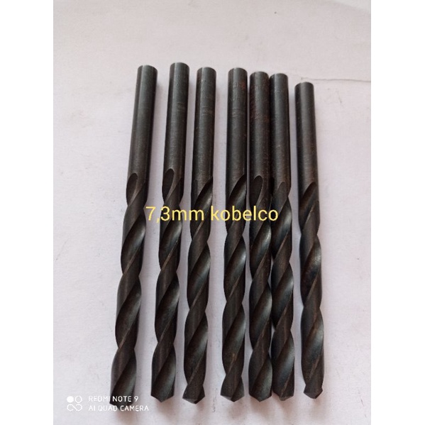 mata bor baja ringan mata bor besi kobelco 7,3mm