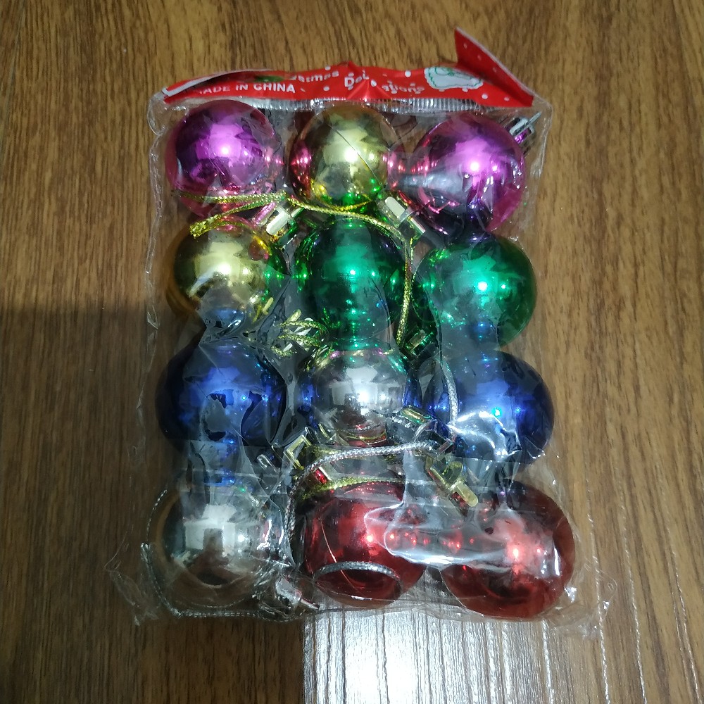 Aksesoris Ornamen Hiasan Gantungan Pohon Natal Lonceng Santa Claus Salju Rusa Bintang