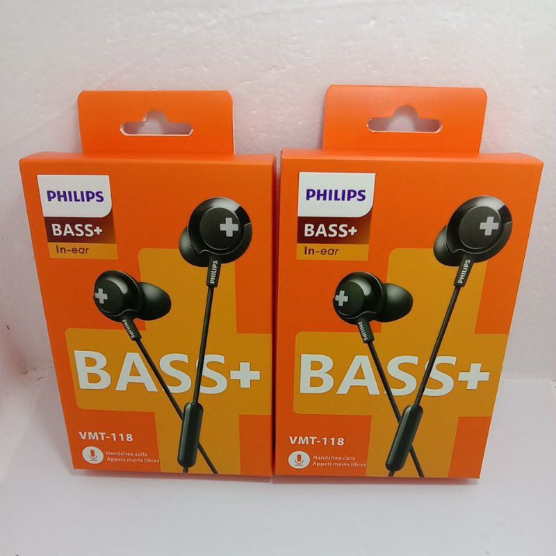 Hansfree Philips/Earphones Philips VMT-118 Bass+ In-Ear