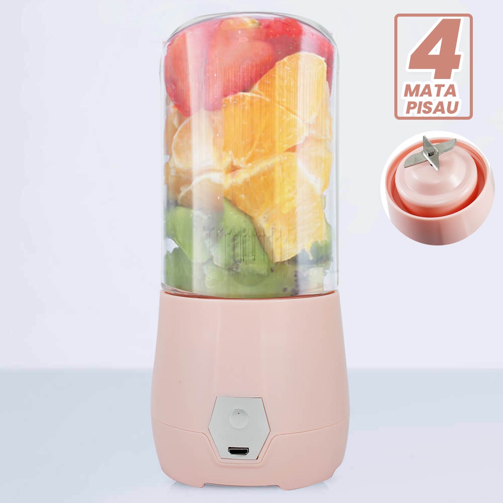 Blender Buah Maupun Sayur Dimana Saja / 4 Mata Pisau EB1101 Random