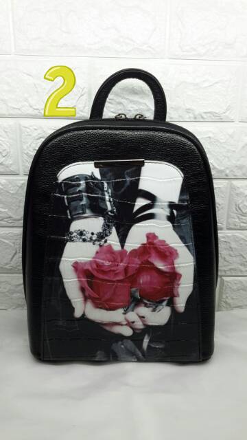 Ransel lukis fashion / ransel lukis import