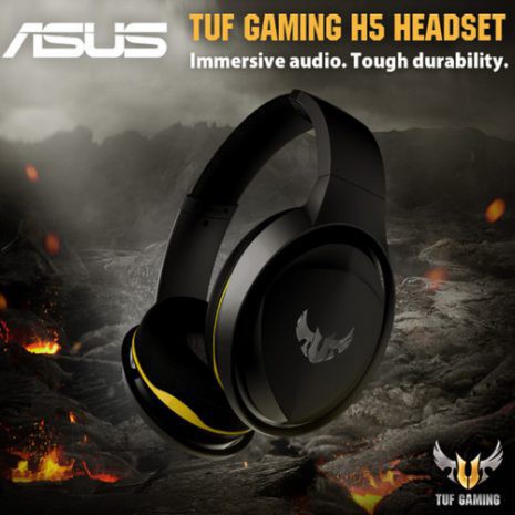 HEADSET ASUS TUF Gaming H5 with on-board 7.1 virtual