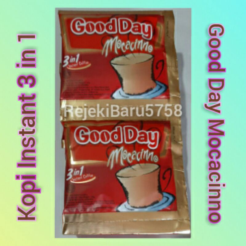 

Kopi Instant 3in1 Good Day Mocacinno 1 Renteng 10 sachet