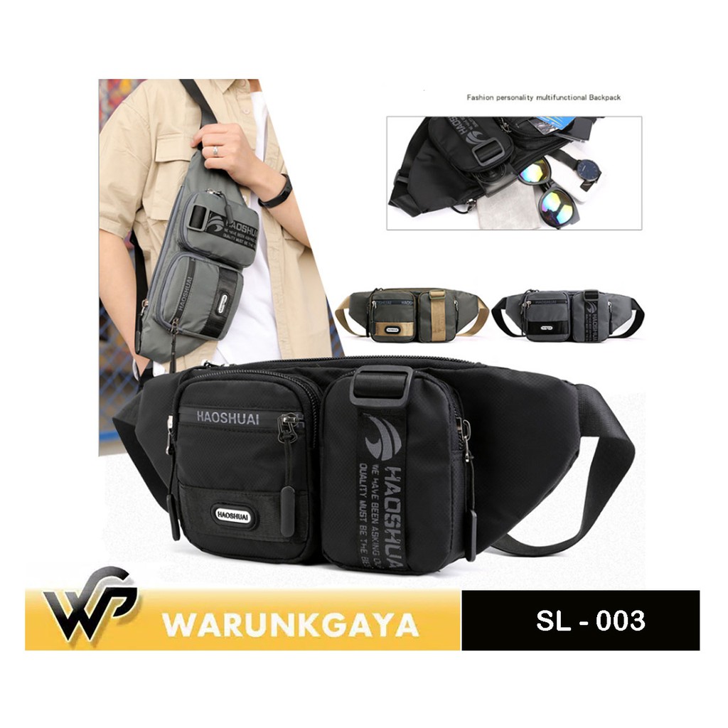 Tas selempang Pria SL- 003 | Sling Bag | Waist Bag