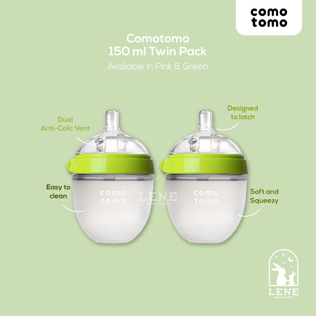 Comotomo 150ml Twin Pack – Botol Susu Bayi