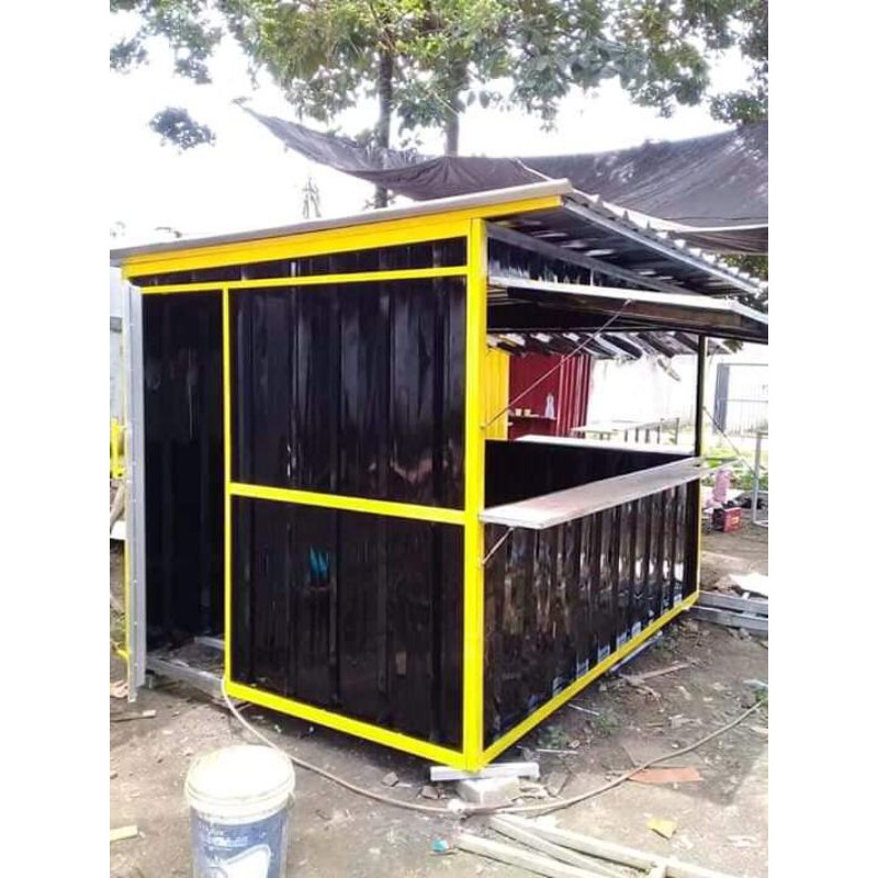 

pembuatan kios besi plat
