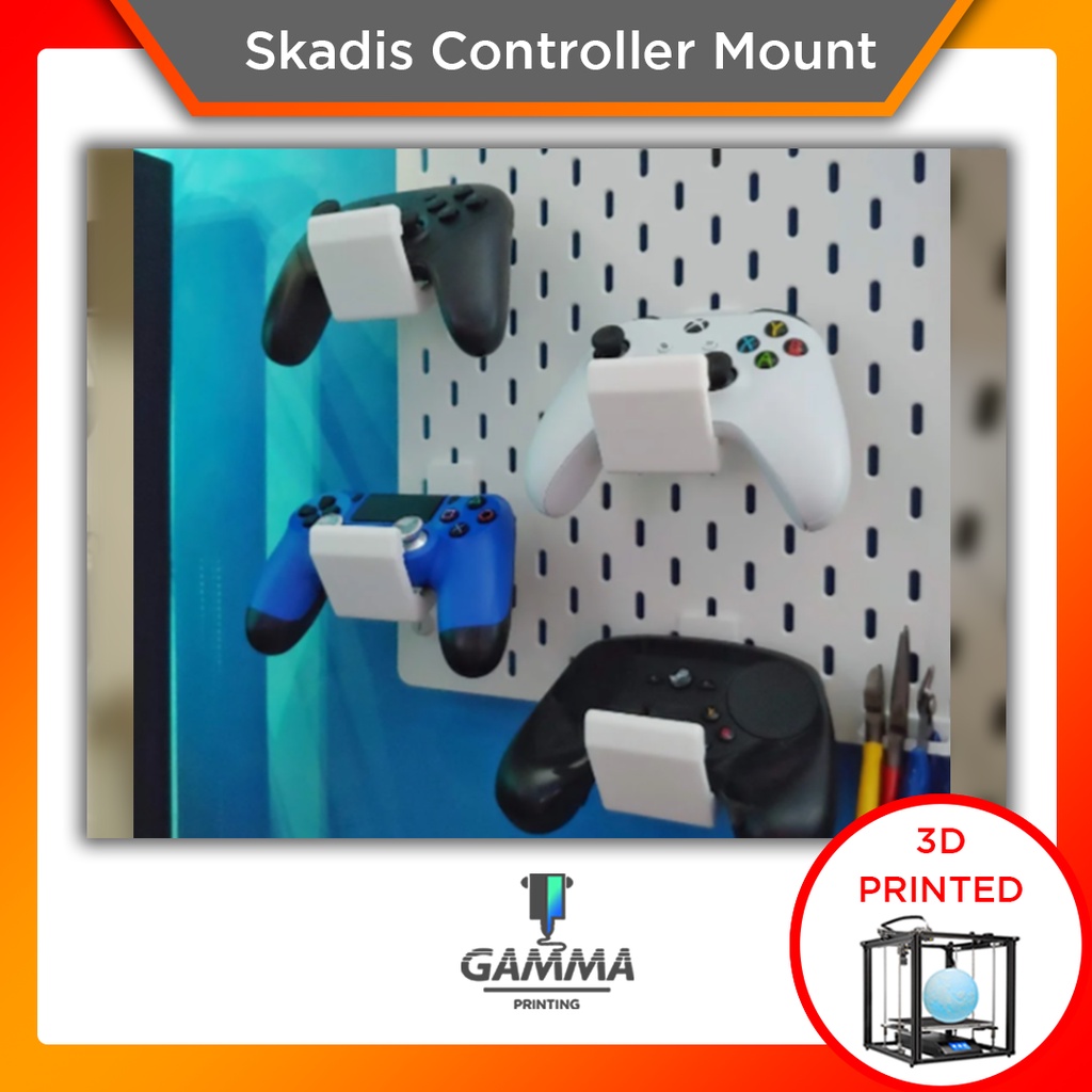 Pegboard SKDIS Controller Mount / Holder / PS4 / Playstation / XBOX / Stand