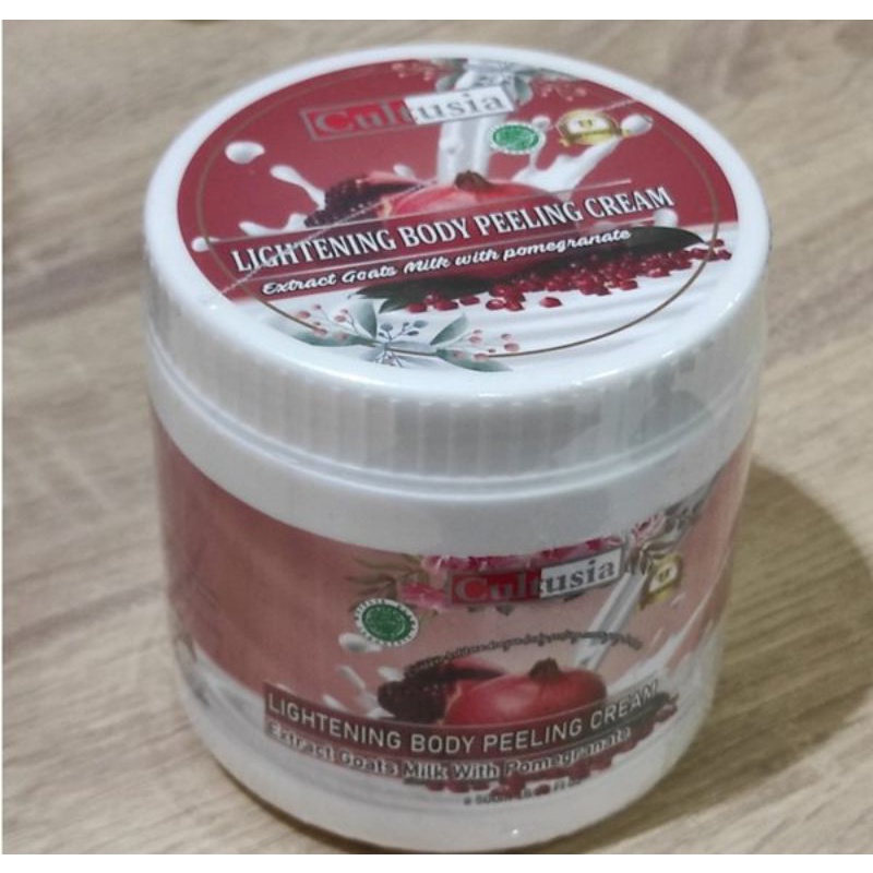 Cultusia Lightening Body Peeling Extract Goats Milk With Pomegranate