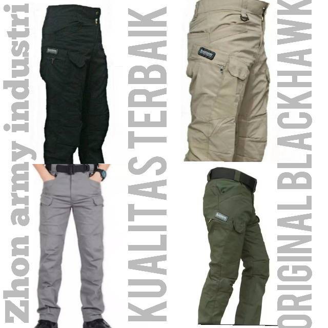 COD Celana PDL CARGO TACTICAL BLACKHAWK OUTDOR. MILITARY POLISI original