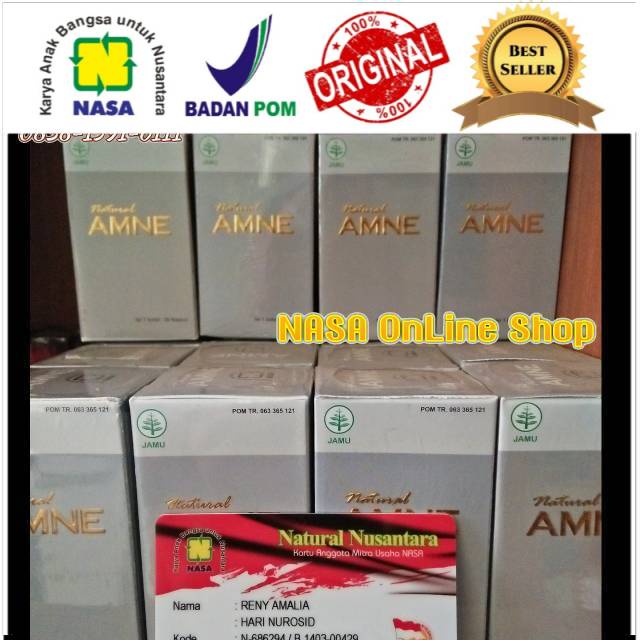 NATURAL AMNE PENGGEMUK BADAN ORIGINAL NASA