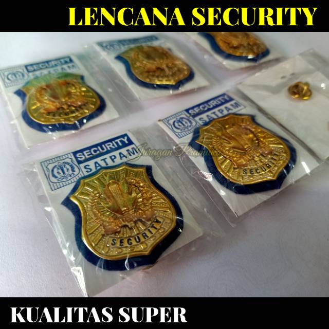 LENCANA SECURITY SATPAM