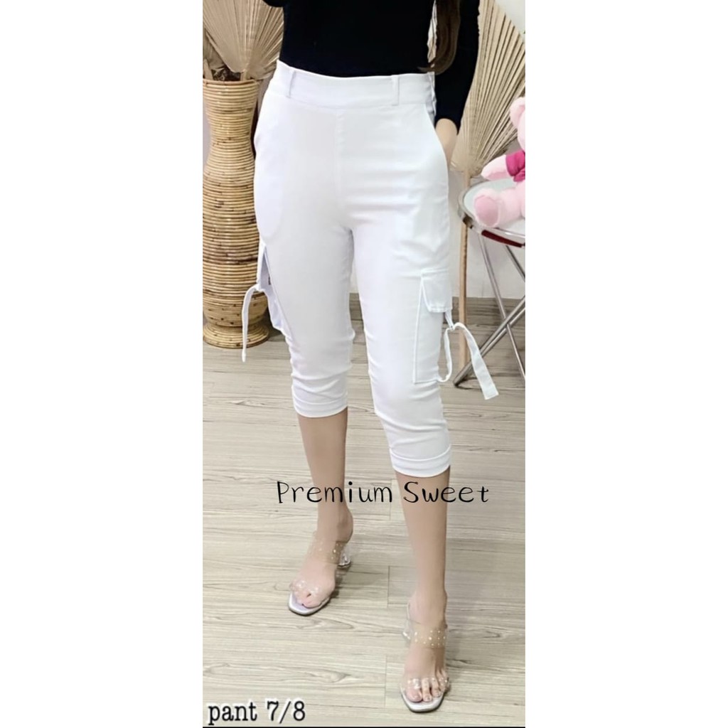 PREMIUM SWEET/Celana Cargo 7/8 Wanita import 9058/CELANA SOFTJEANS PREMIUM WANITA SUPER STRECTH /CELANA WANITA /CELANA PANJANG WANITA/CELANA 7/8 WANITA/CELANA JUMBO WANITA/CELANA KULOT WANITA/CELANA SANTAI WANITA/CELANA PENDEK WANITA-2