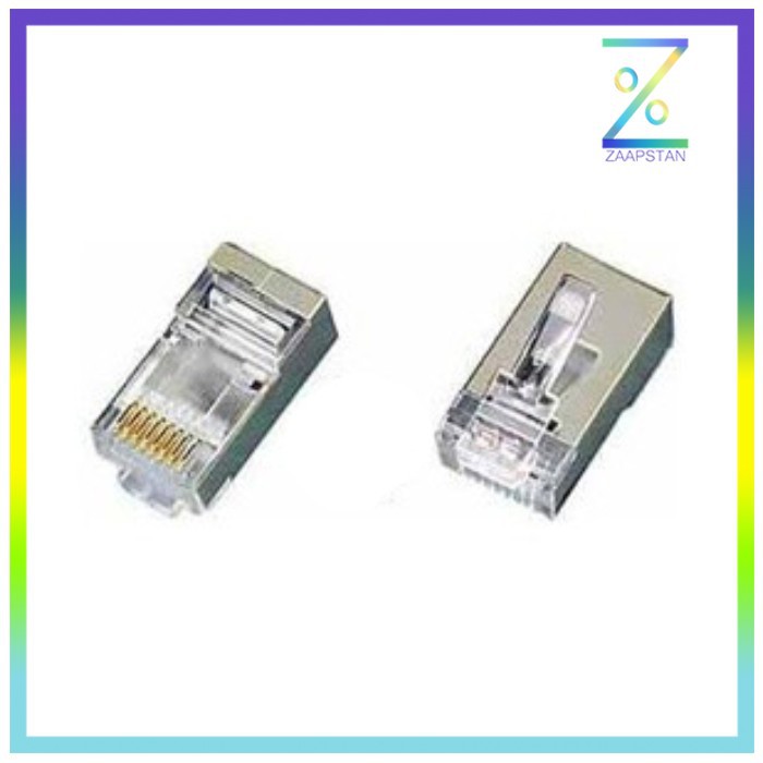 Kepala LAN RJ45 Cat5 Shielded 1 PCS - Transparent