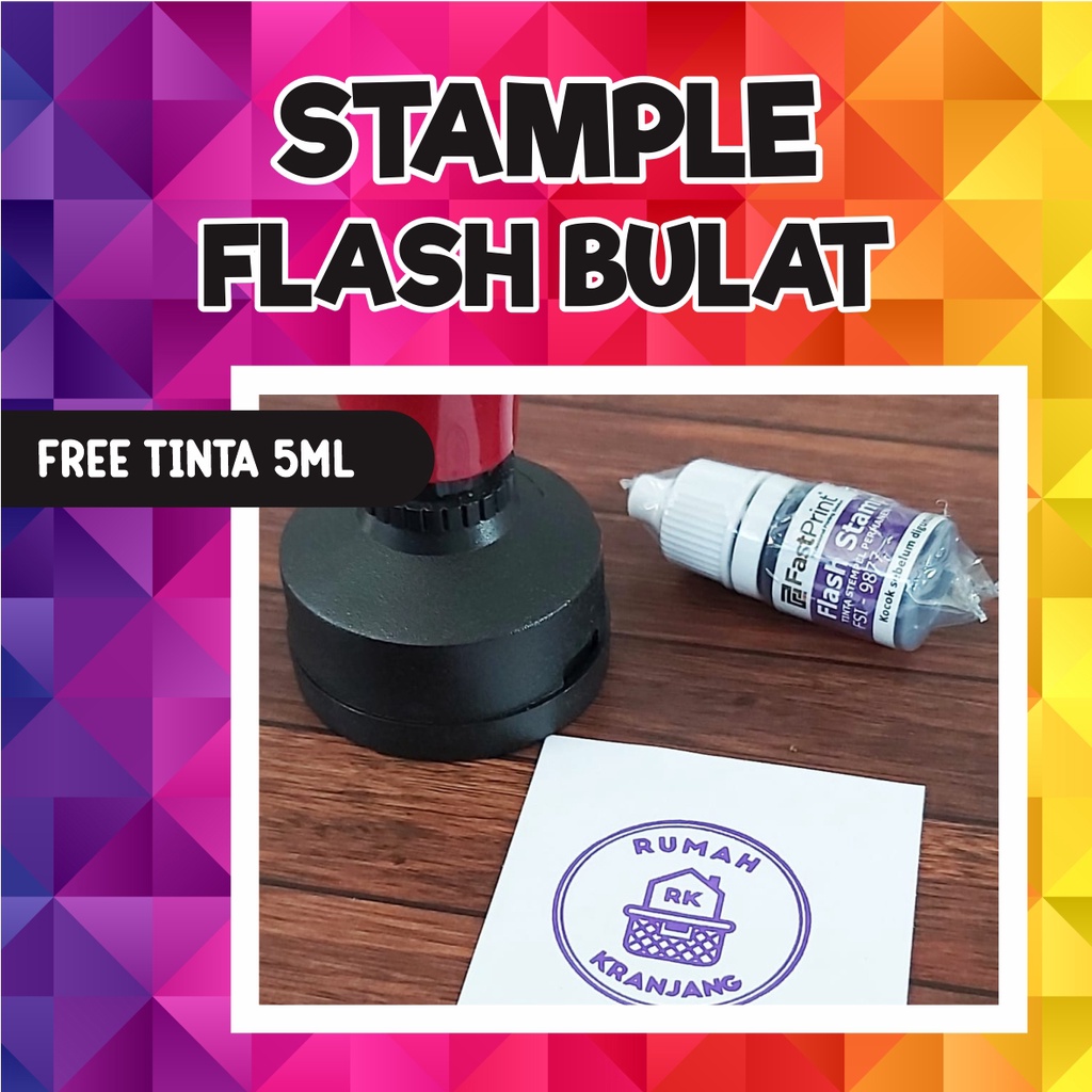 

Stample Flash BULAT / Setempel Flash MURAH