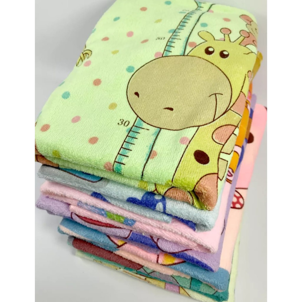 Handuk Bayi | Handuk anak 50x100cm Microfiber MOTIF Premium Quality | Baby Towel | Handuk Mandi Microfiber Super Lembut