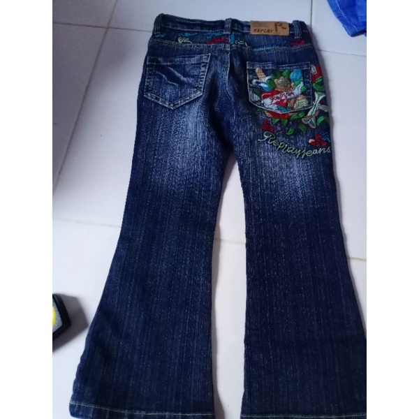 jeans anak replay stretch  8-12thn