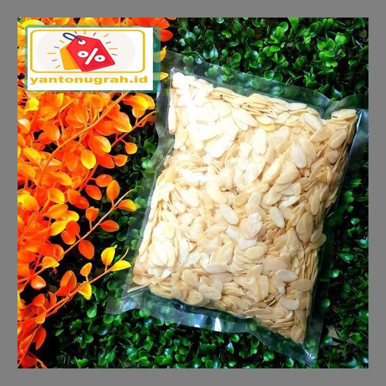 

S50Mkkar Kacang Almond Slice Mentah / Raw Slice Almond - 500 Gram Dr05Ytd