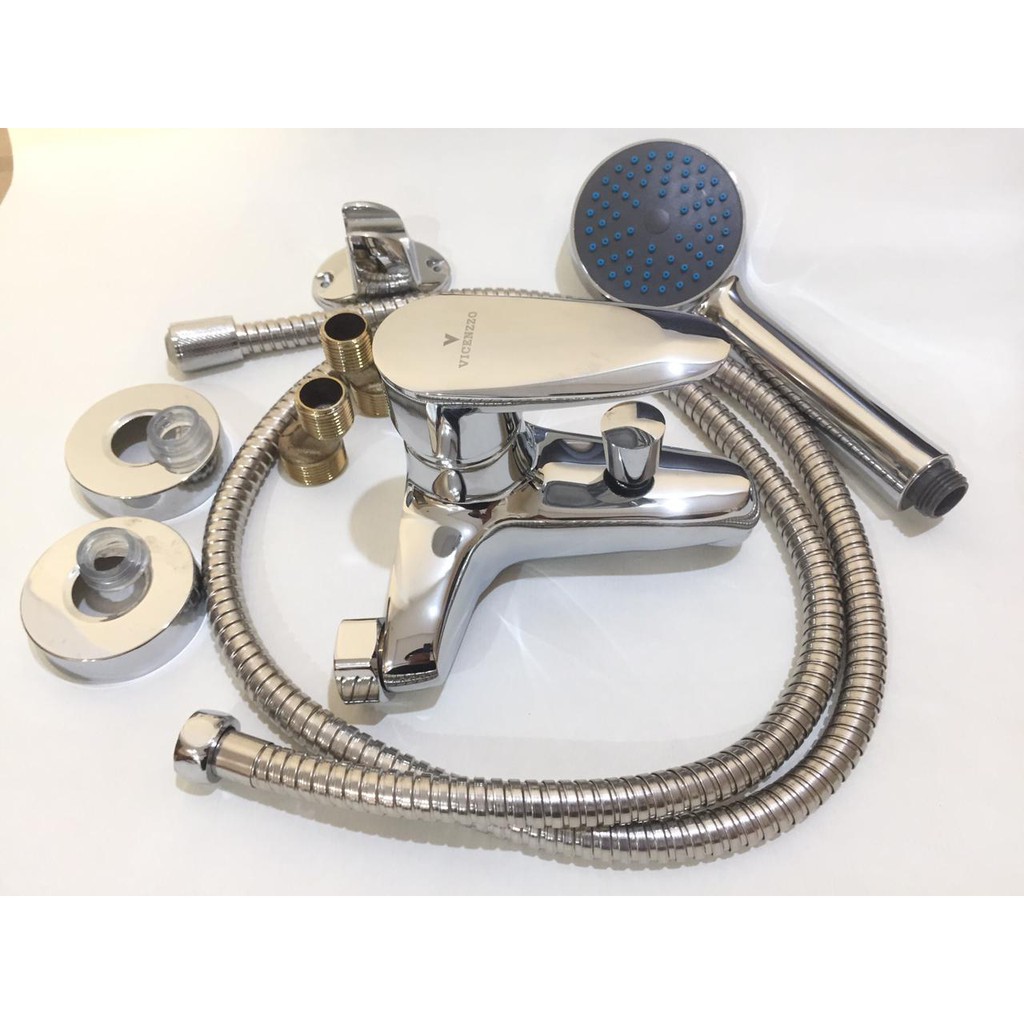 Bathub Set Keran Shower Panas Dingin Kuningan Size 1/2" Kran Bathub