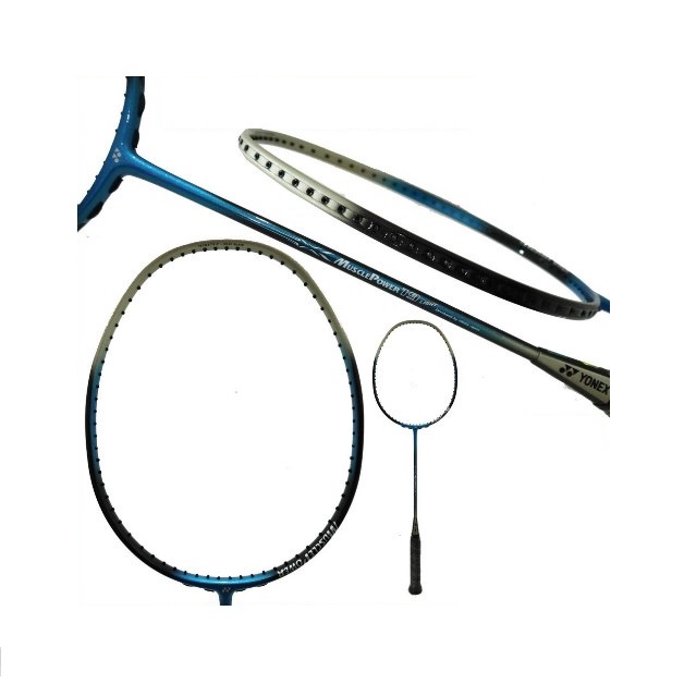 Yonex Badminton Frame (Unstrung) Muscle Power 19 Light (3UG5) - Black/Blue