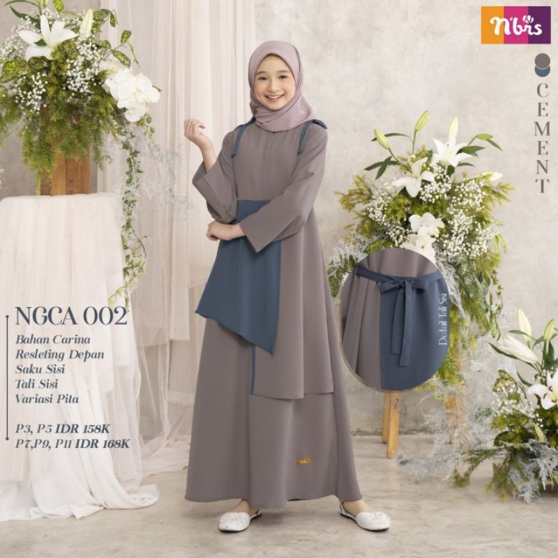 GAMIS NIBRAS KODE NGCA 002 CANTIK NYAMAN DIPAKAI