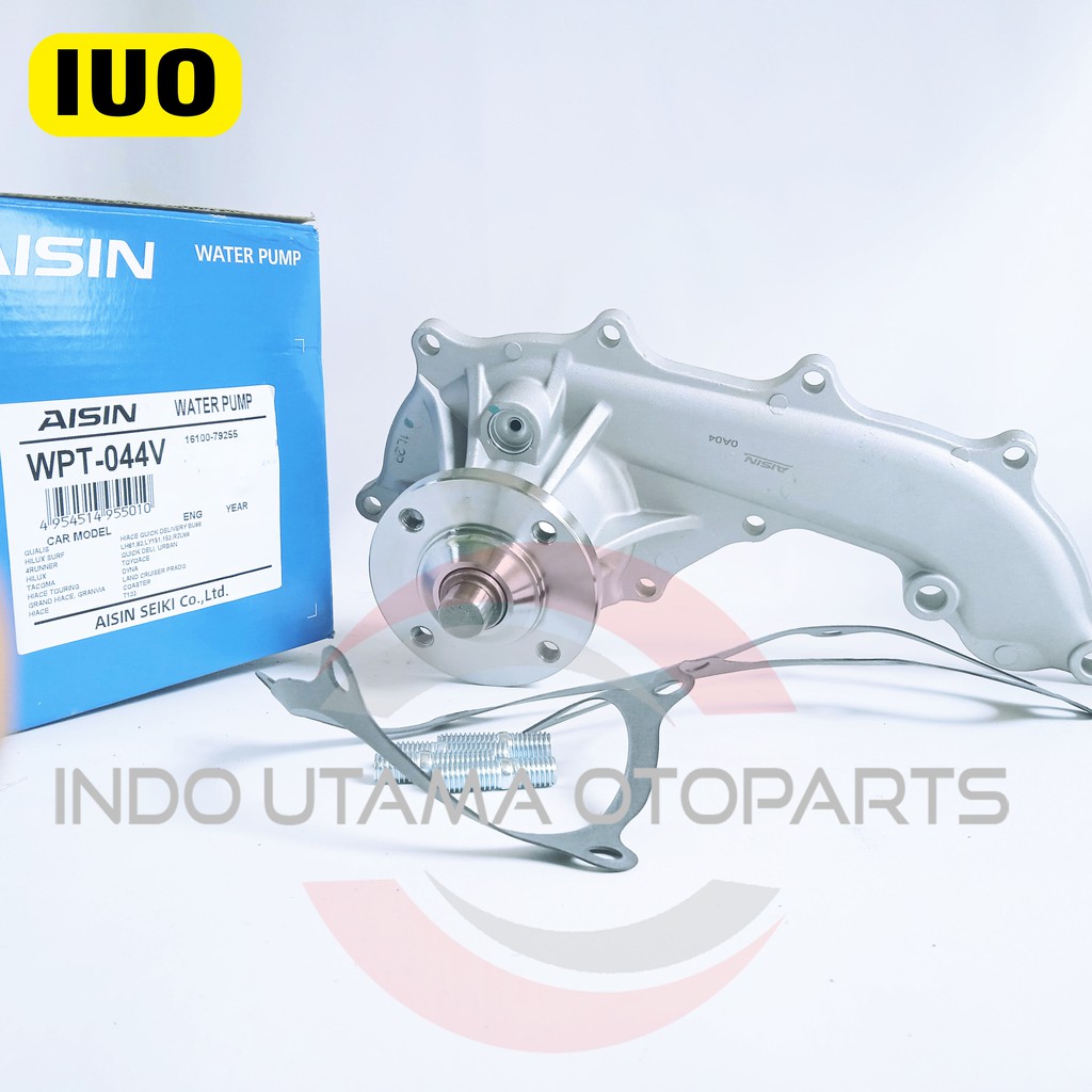 Water Pump Innova Fortuner Hilux Bensin AISIN WPT 044V -ORIGINAL