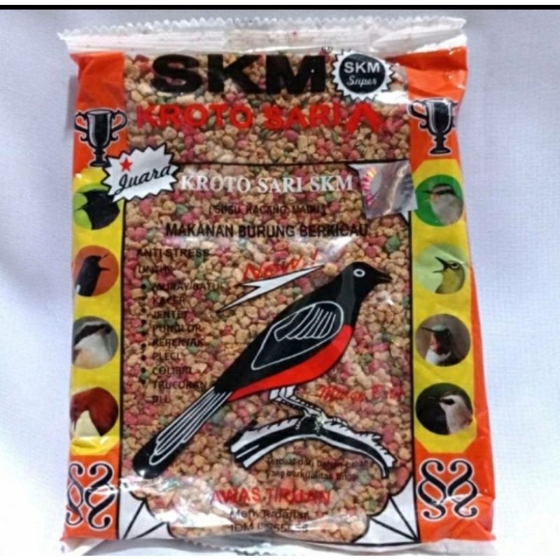 SKM KROTO SARI pur pakan burung murai Kacer skm