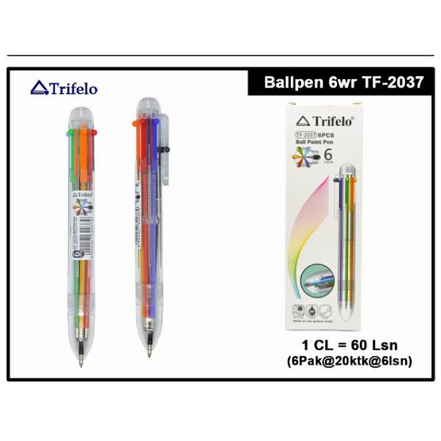 

Pulpen 6Wr Trifelo TF-2037