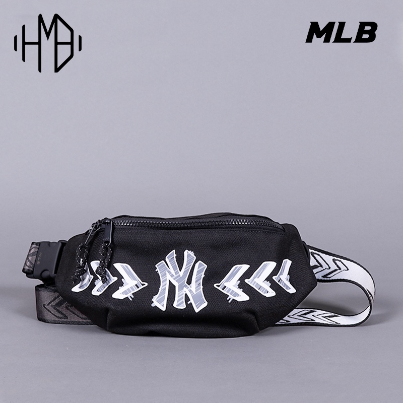 MLB Korea NY Yankees Seamball Marker Waistbag Black