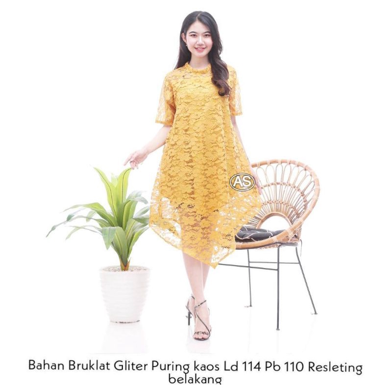 DRESS LANCIP BROKAT PREMIUM