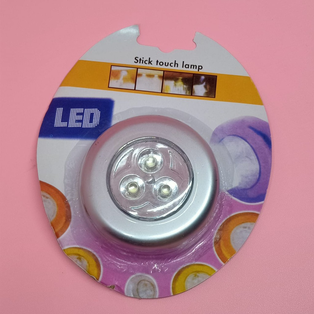 Lampu Tempel Led - Lampu Sentuh Click Baterai Mini