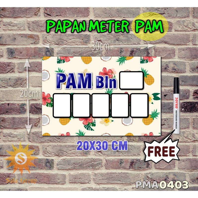 

Safa Papan Meter Listrik PLN PAM motif Unik - Tropical 03
