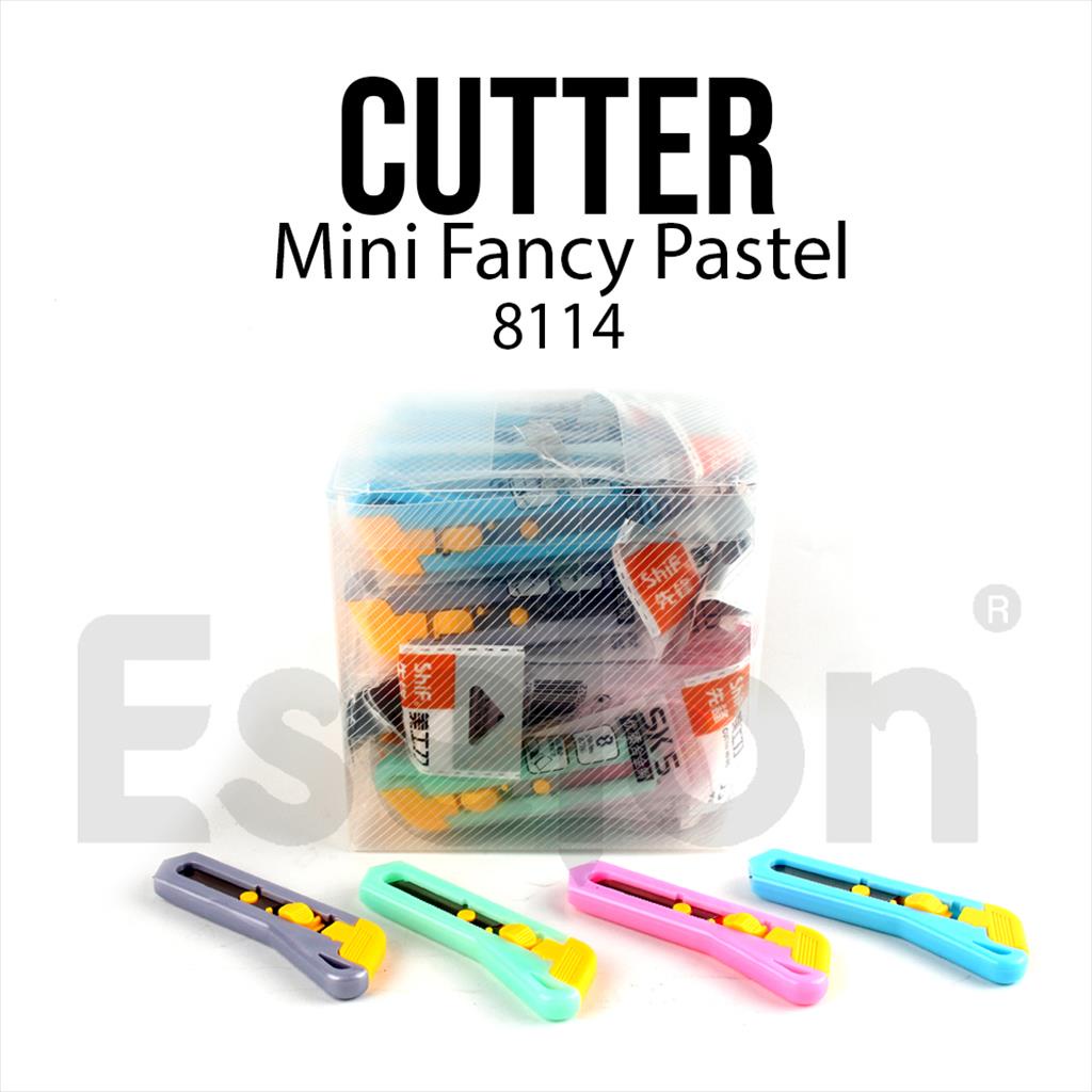 

1buah Cutter Mini Pastel 8114 / Silet Mini Portable Fancy 8114