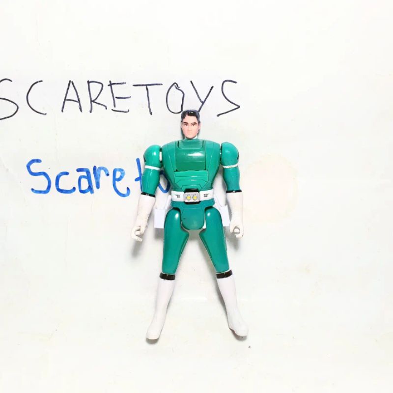 Power Rangers Turbo Green flip ranger adam - Sentai carranger green racer