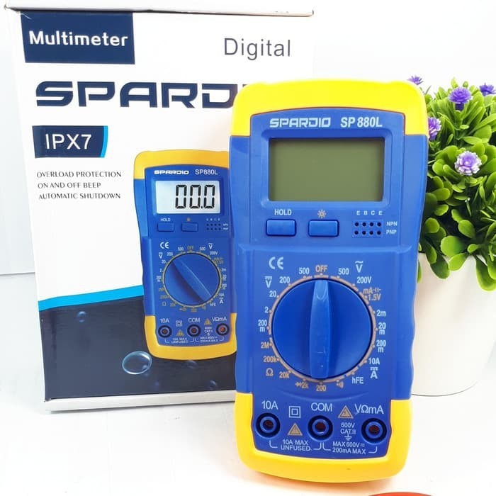 MULTITESTER DIGITAL SPARDIO SP-880L MULTIMETER PENGUKUR ARUS LISTRIK