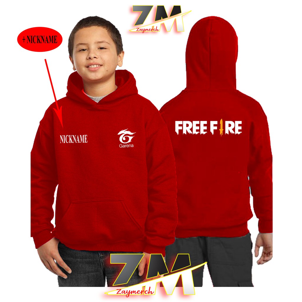 JAKET HOODIE ANAK FREEFIRE GARENA NICKNAME Shopee JAKET HOODIE ANAK FREEFIRE GARENA NICKNAME Shopee