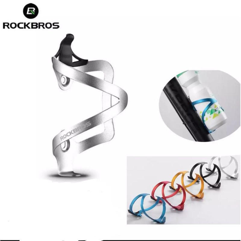 Rockbros Tempat Botol Minum Sepeda Alumunium - Rockbros Holder Botol Sepeda MTB Road Bike