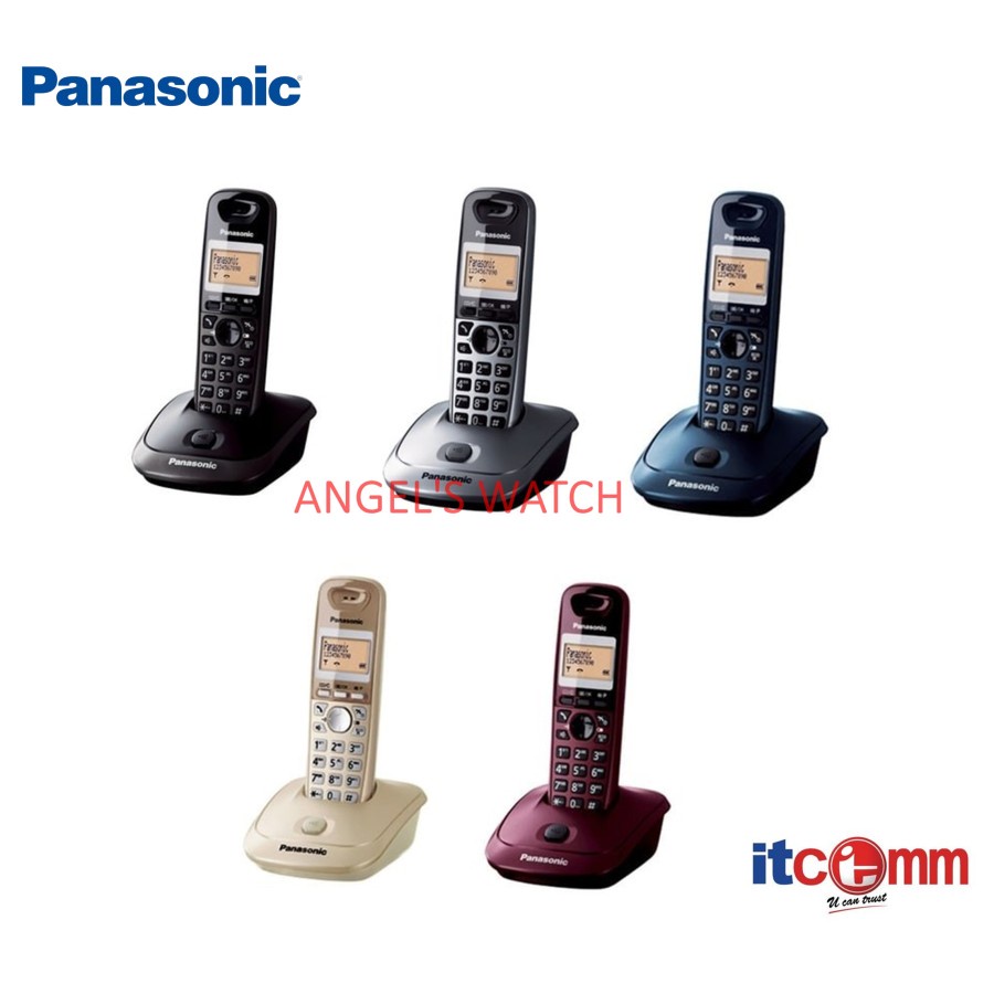 Telepon Wireless Panasonic KX-TG2511 (Hitam) Panasonic KX-TG 2511