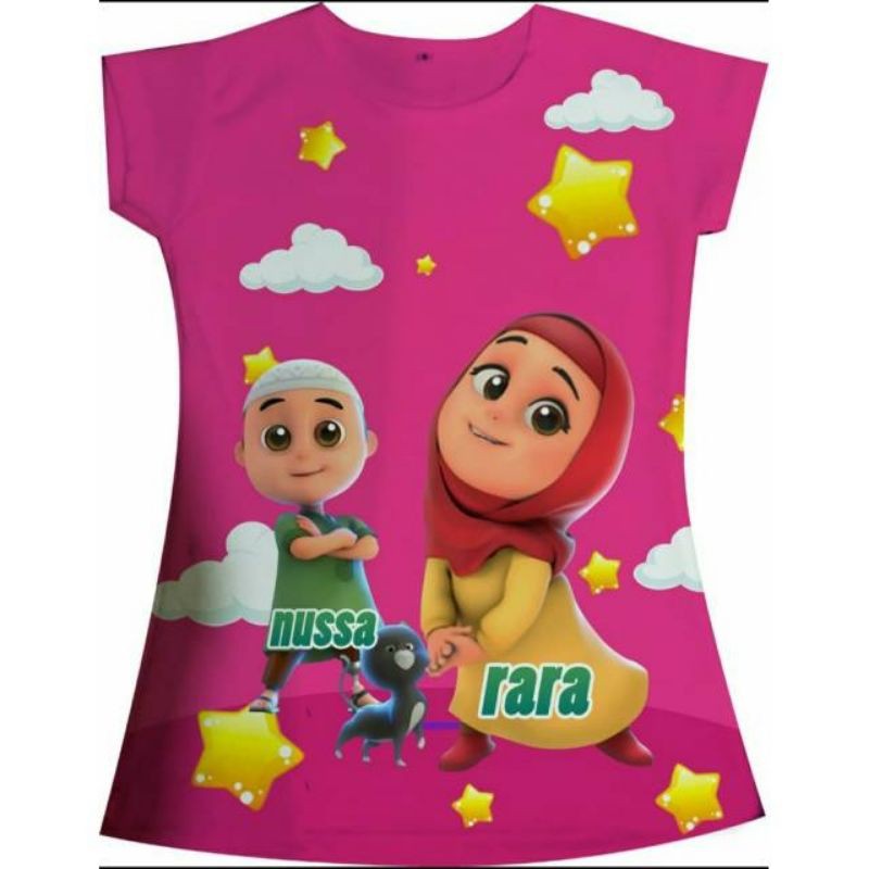 baju nusaRara scuba/Blus scuba/atasan scuba anak