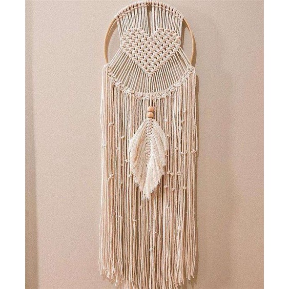 [READYSTOCK] macrame wall hanging/ macrame dreamcather/makrame hiasan dinding DRC08